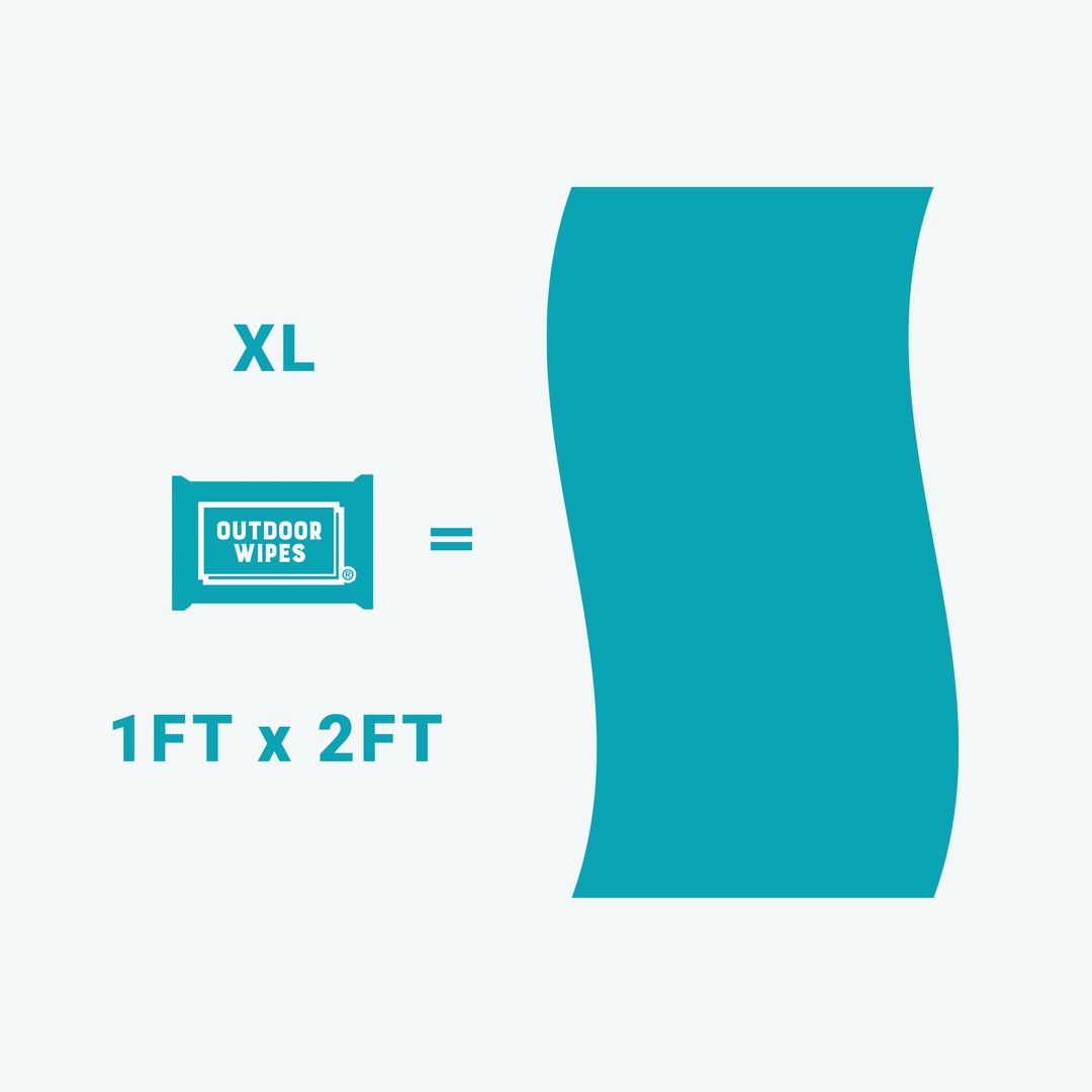 Box of 12 XL Bamboo Wet Wipes
