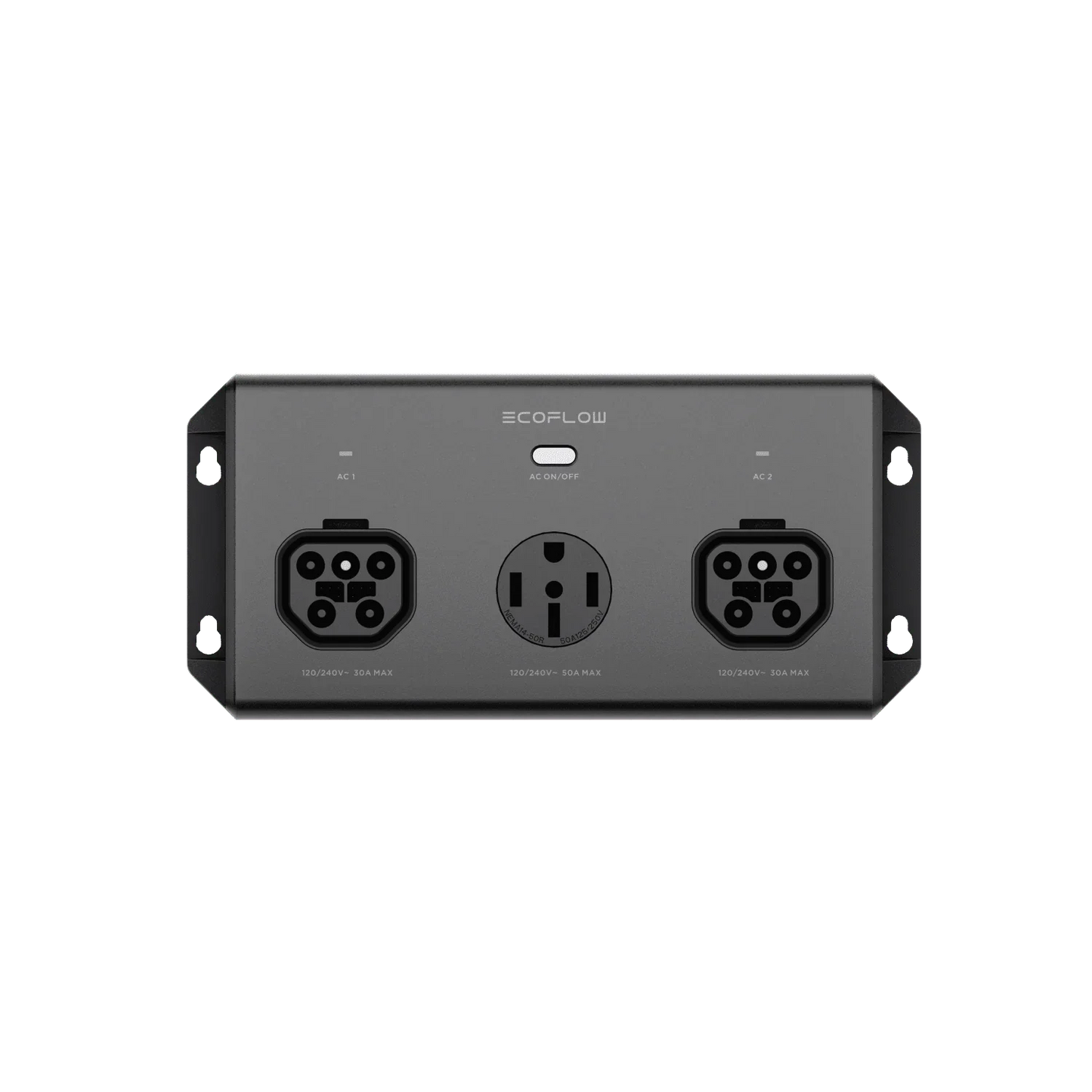 EcoFlow 50 Amp Hub front panel view