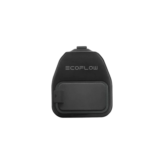 EcoFlow Smart Generator Adapter front view showing connector cover.