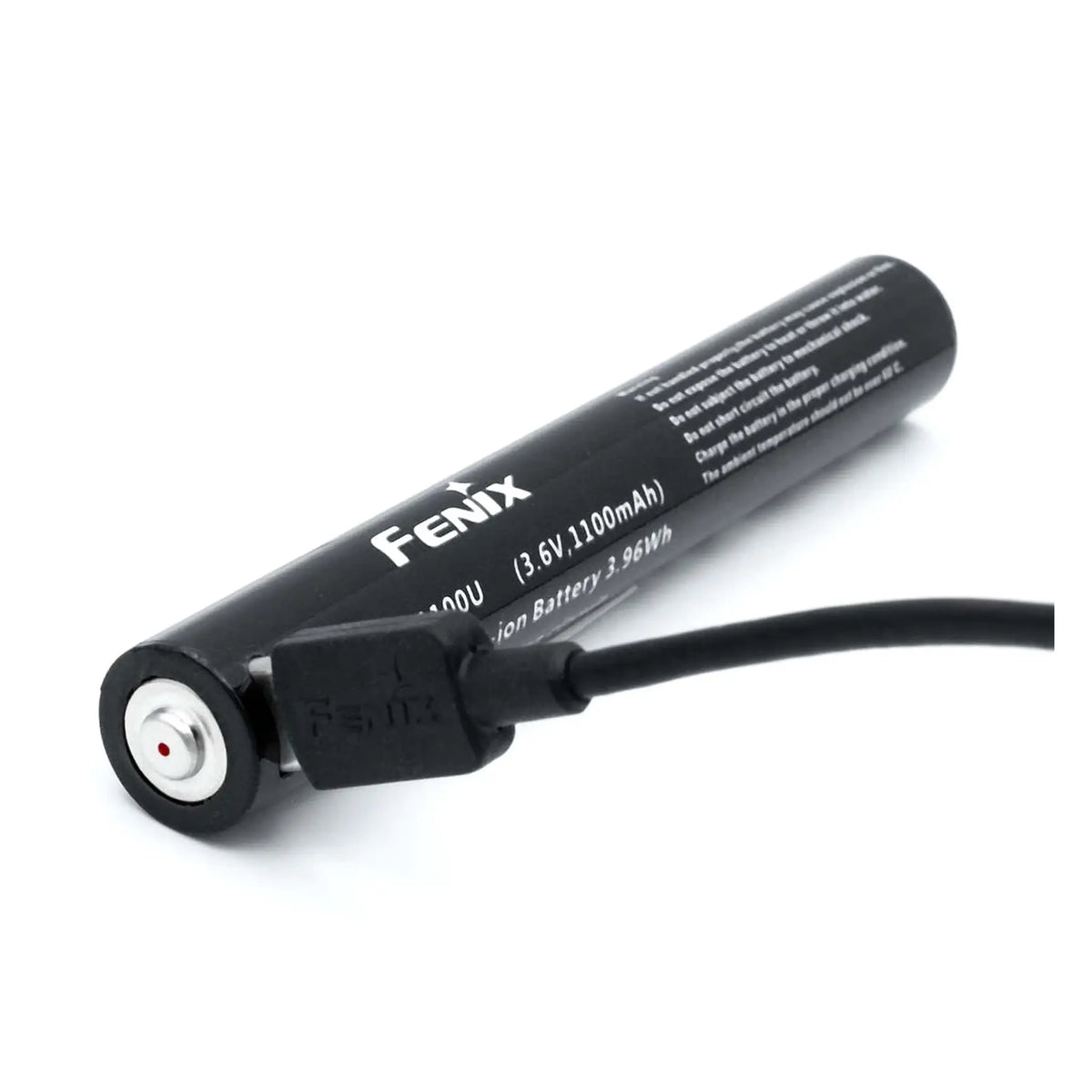 Fenix ARB-L14-1600U2 battery charging directly through its USB-C port with the cable plugged in