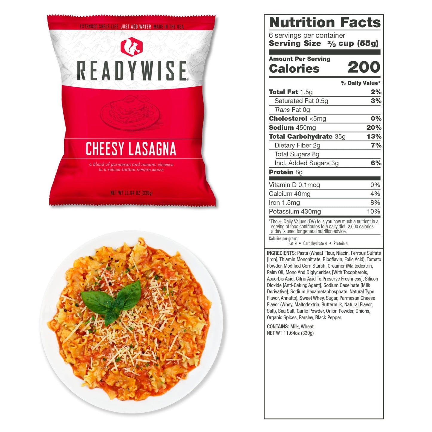 ReadyWise 120 Serving Entrée Only Grab and Go Bucket (2025)