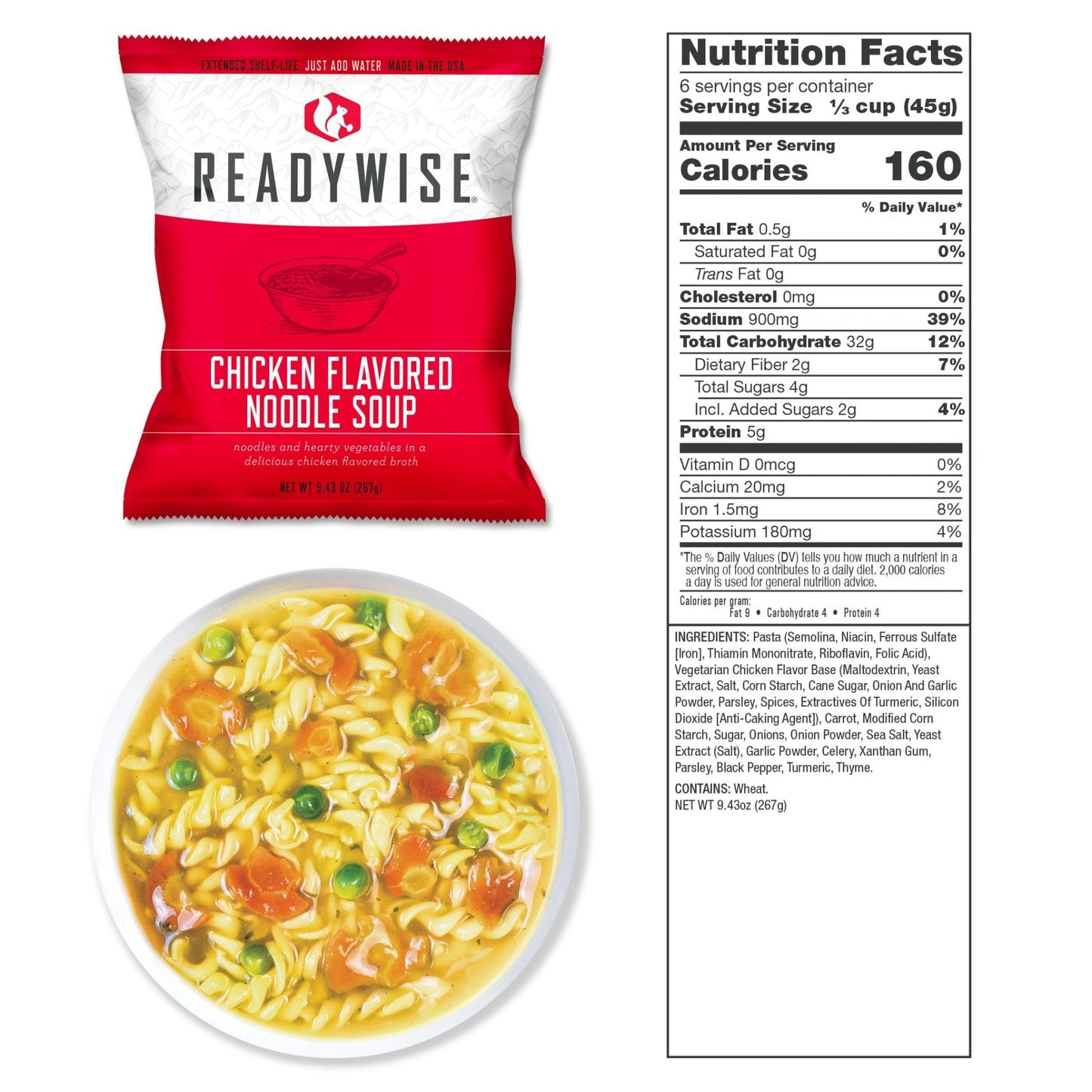 ReadyWise 120 Serving Entrée Only Grab and Go Bucket (2025)