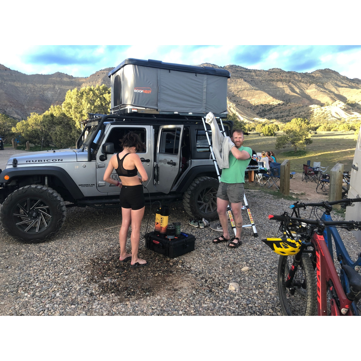 Geyser Portable Shower System - Heated