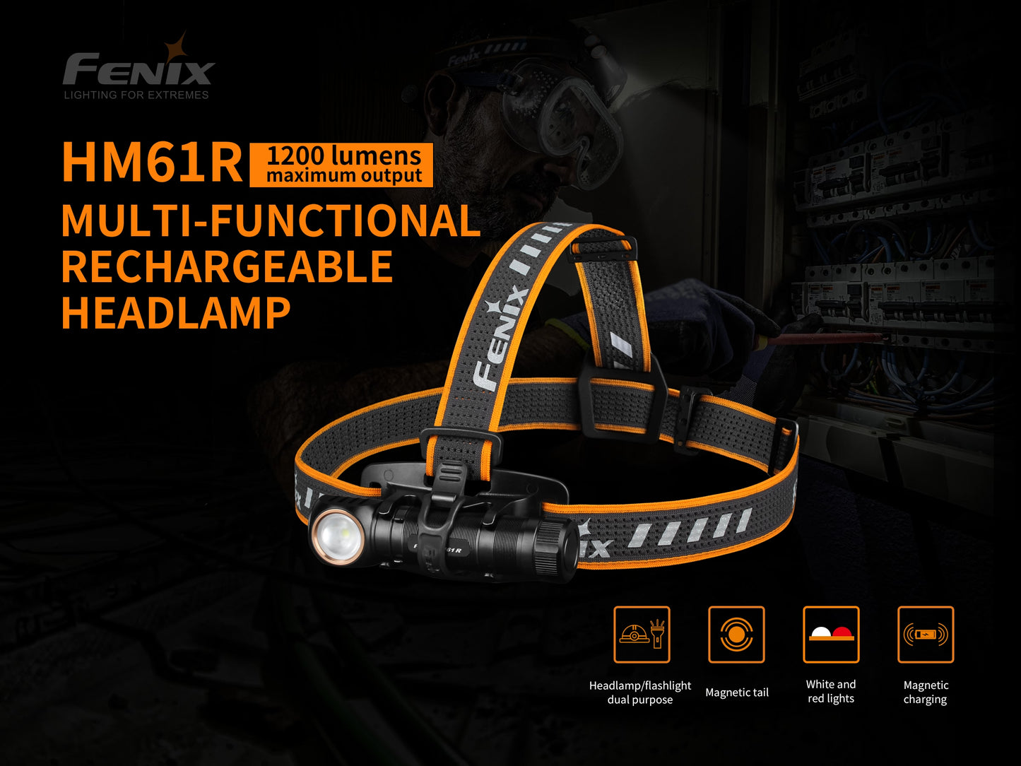 Fenix HM61R Combo Headlamp / Flashlight