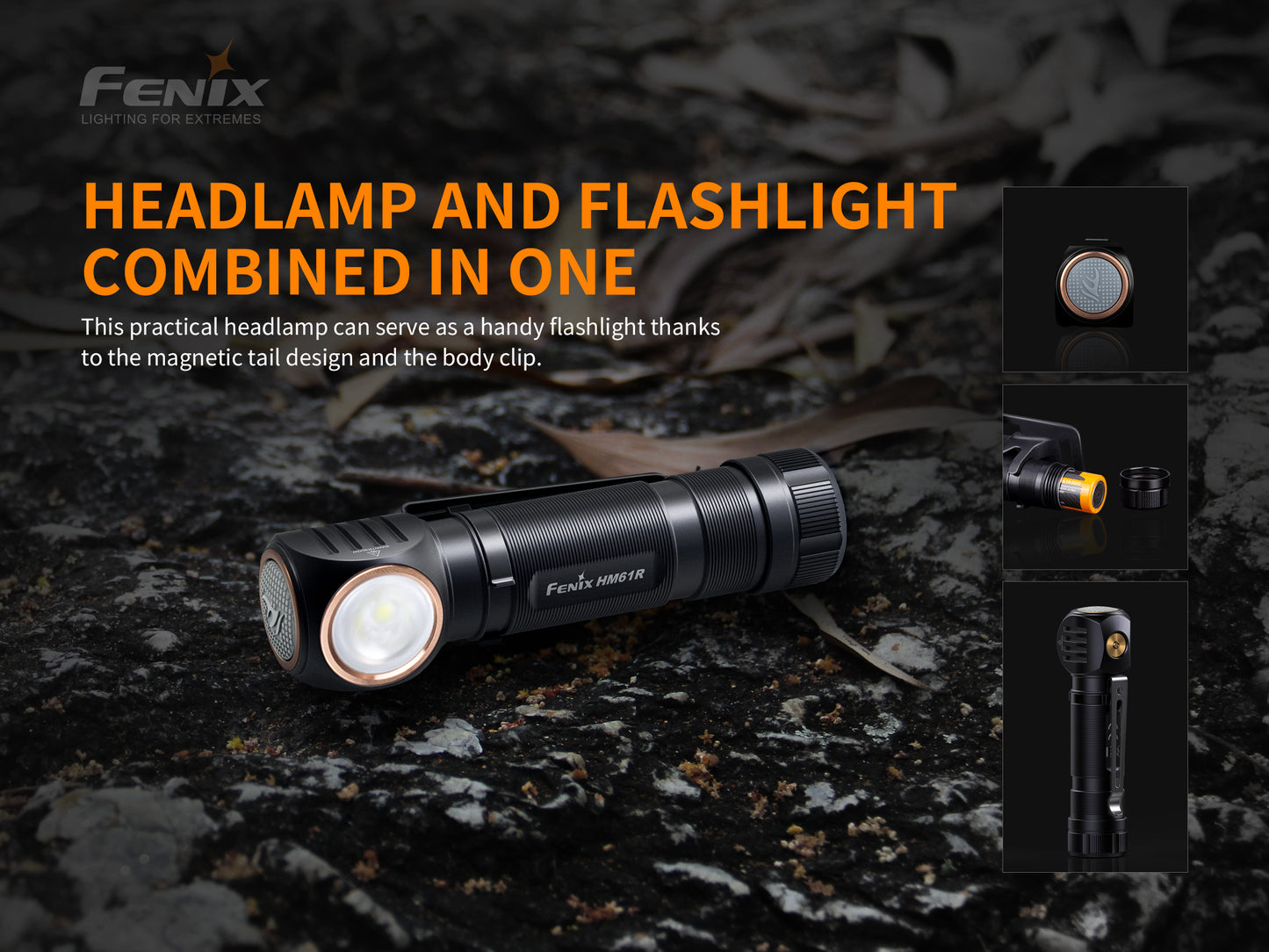 Fenix HM61R Combo Headlamp / Flashlight
