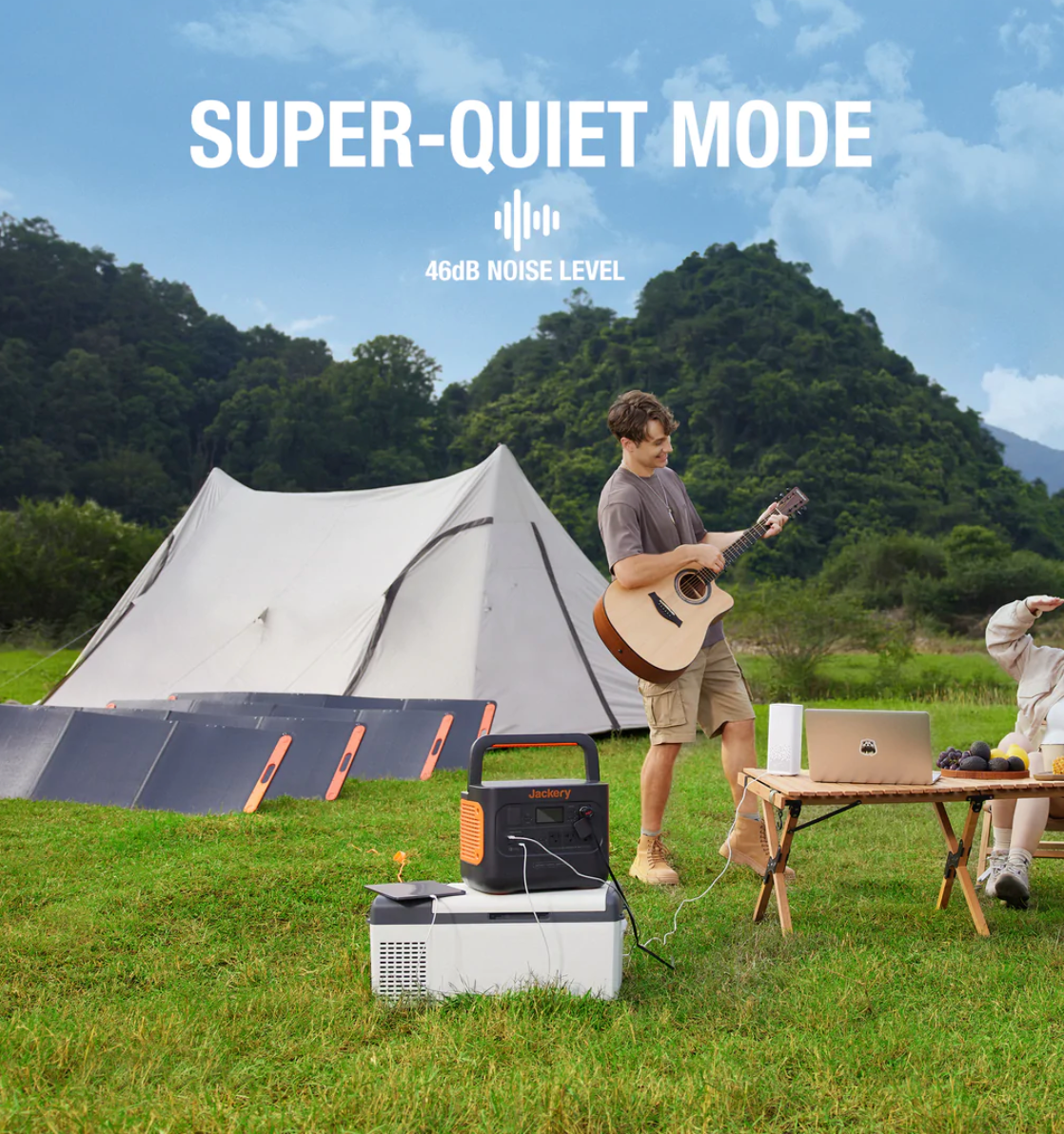 Jackery Explorer 1000 Pro Portable Generator + 2 x80W Panels