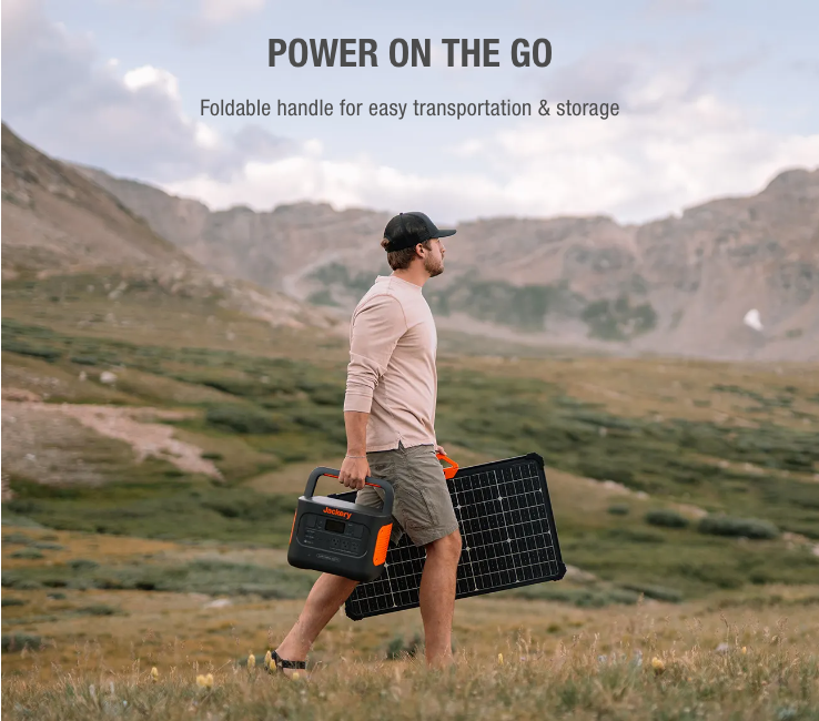Jackery Explorer 1000 Pro Portable Generator + 2 x80W Panels