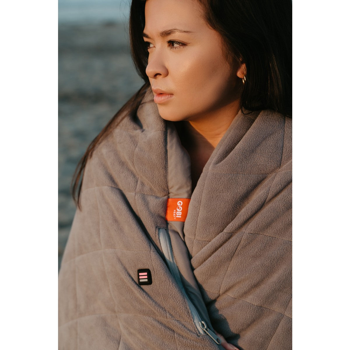 Gobi Heat Zen Portable Heated Blanket - Mist