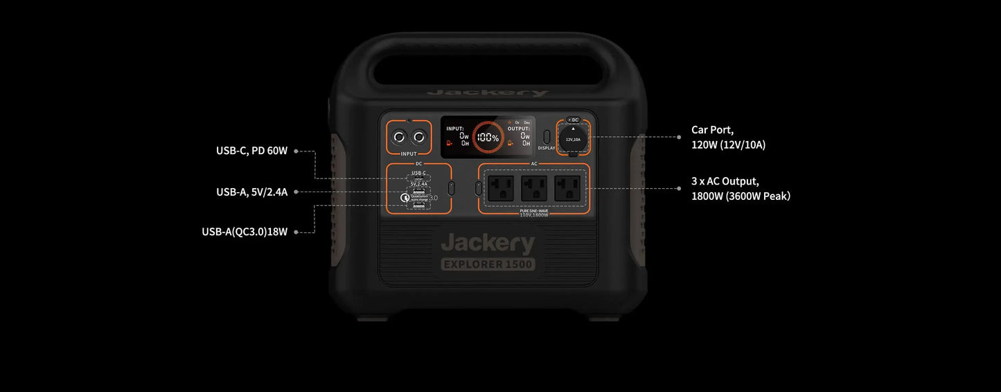Jackery Explorer 1500 Portable Generator