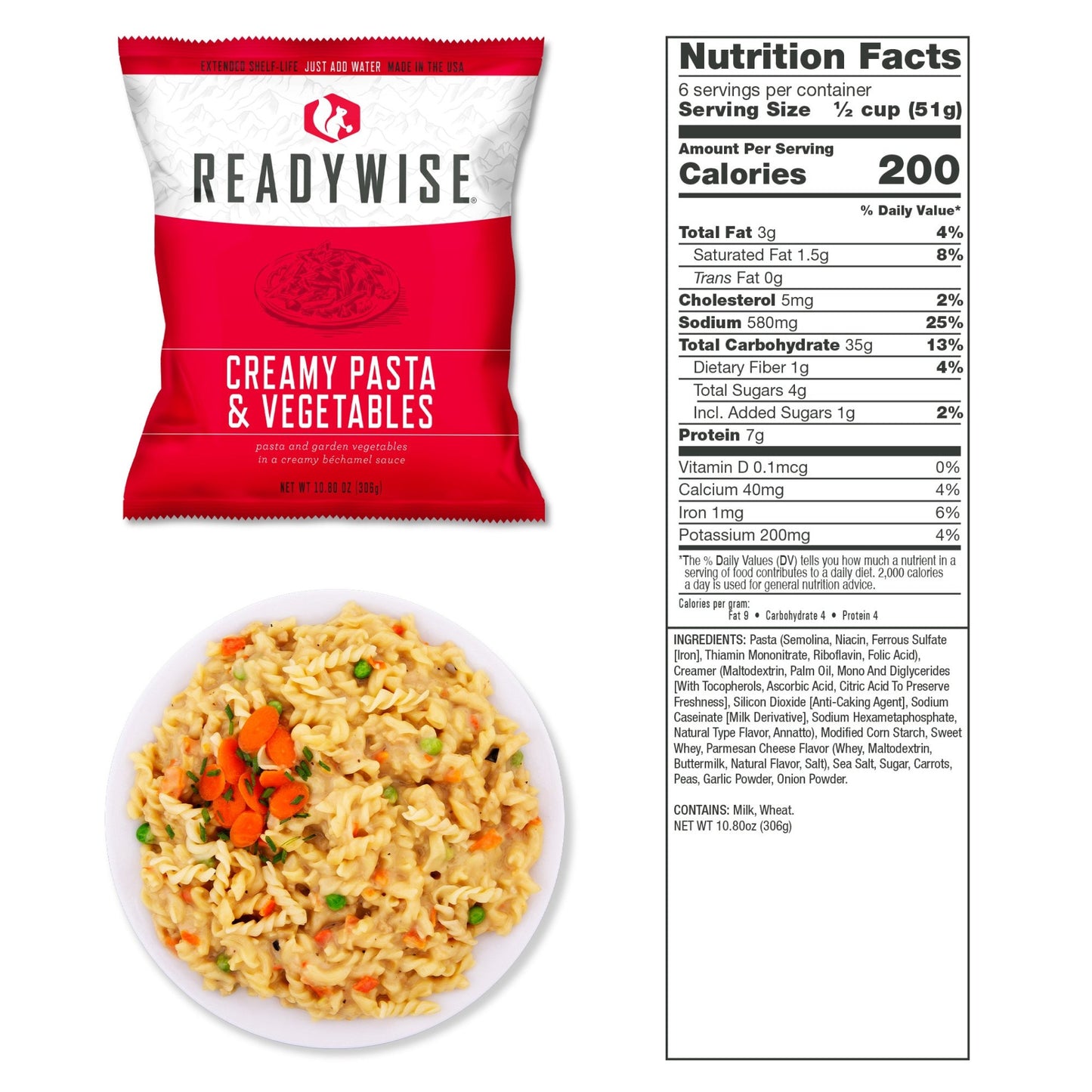 ReadyWise 7 Day Emergency Dry Bag 60 Servings Breakfast and Entrée Grab and Go