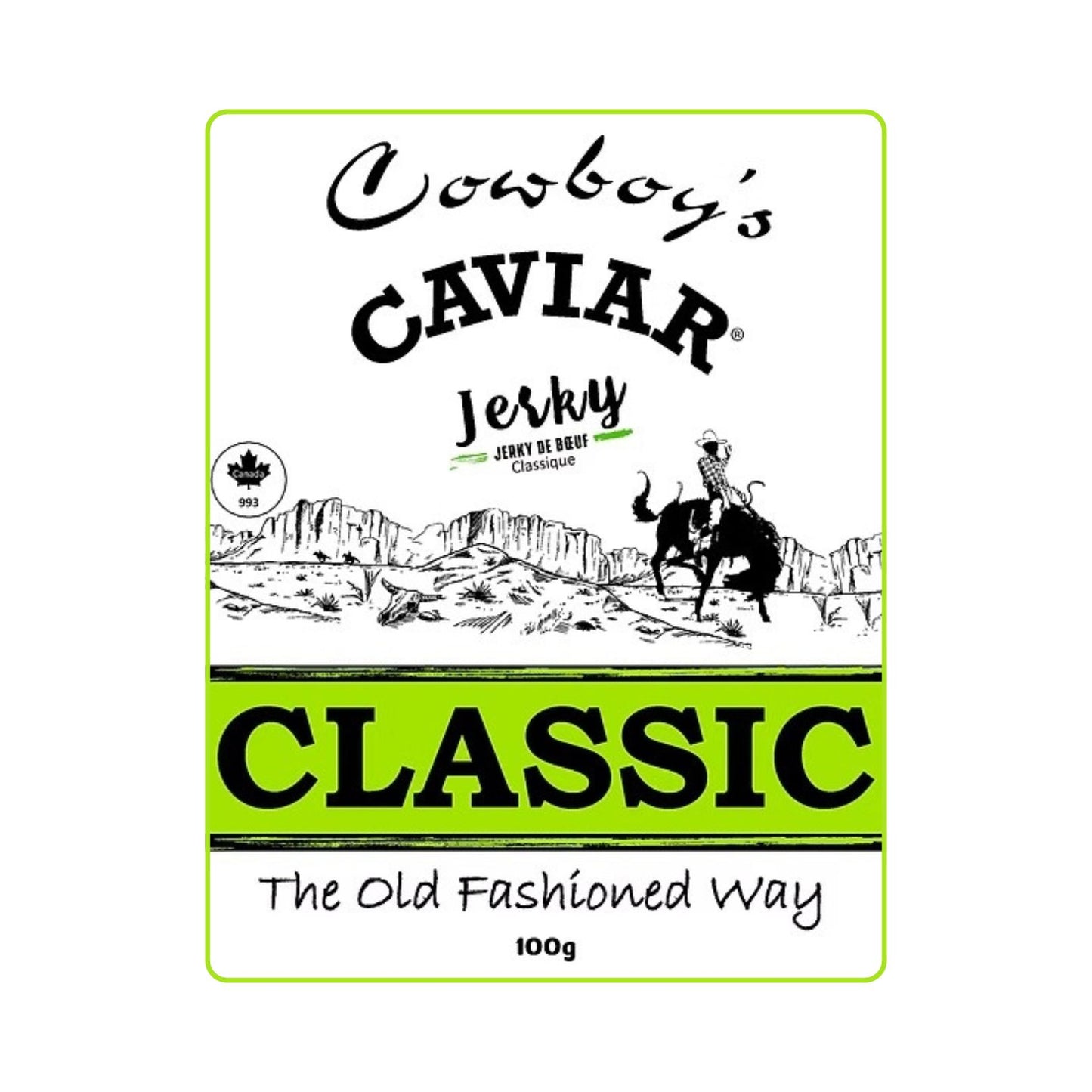 Cowboy's Caviar Old Fashioned Jerky - 100g