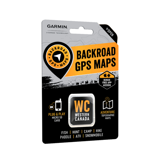 Backroad Maps Western Canada GPS Map