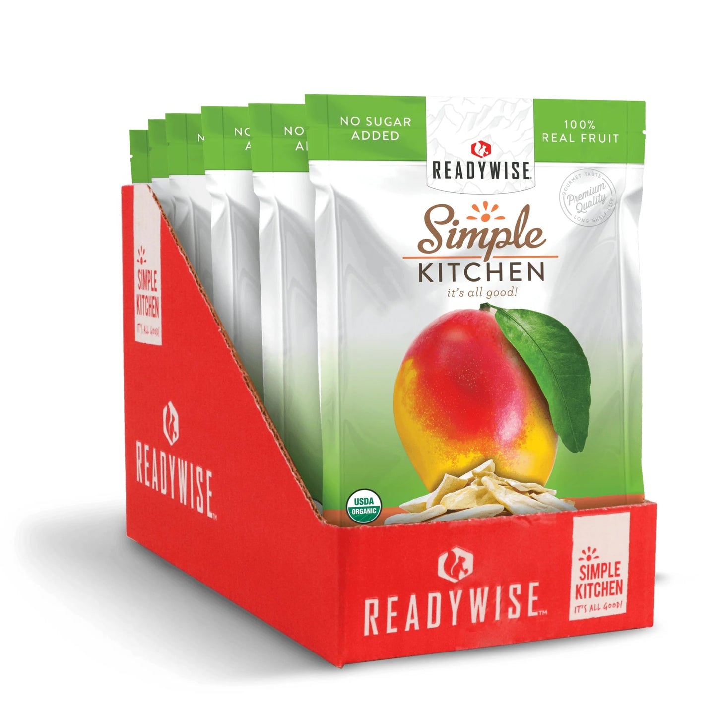 Fruit Lovers Emergency Food Single Pouches - Six Pack