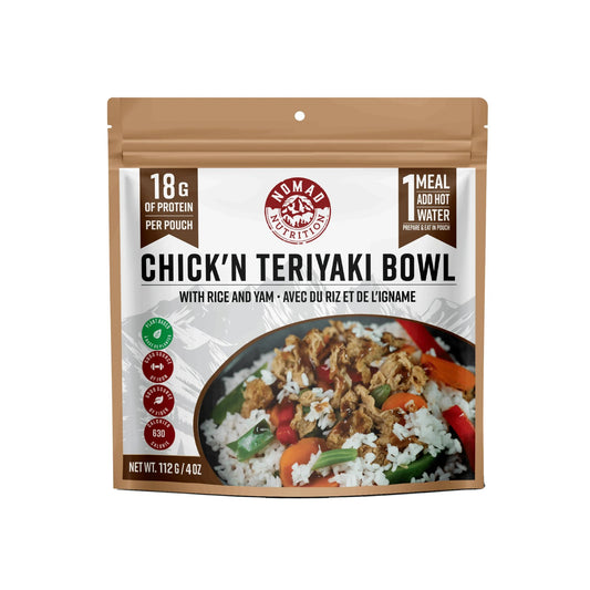 Nomad Nutrition Chick'n Teriyaki with Rice