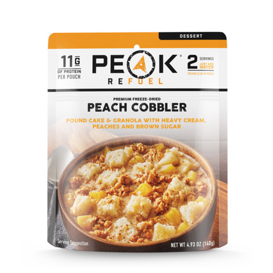 Peak Refuel Peach Cobbler