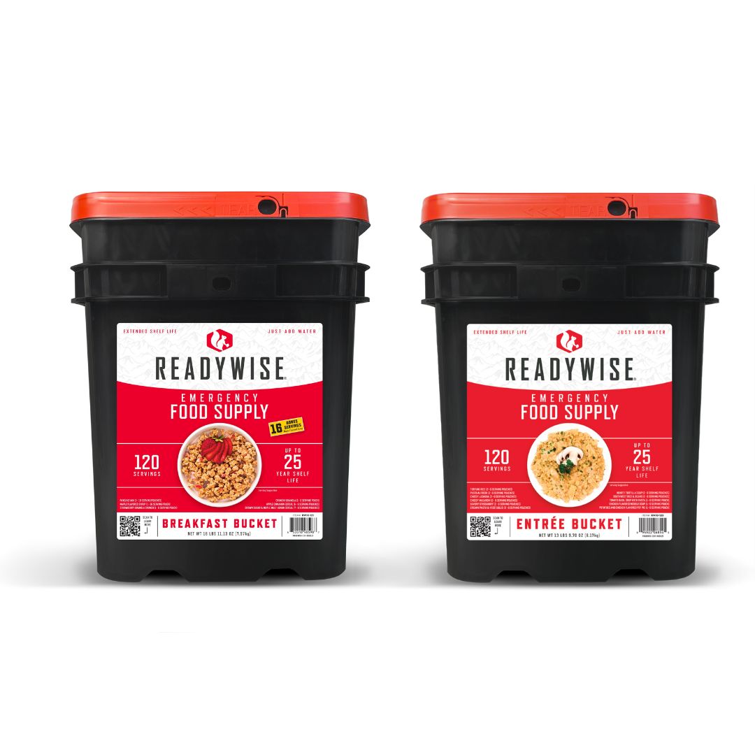 ReadyWise 240-Serving Freeze-Dried Emergency Food Kit