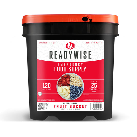 ReadyWise 120 Serving Freeze Dried Fruit Bucket