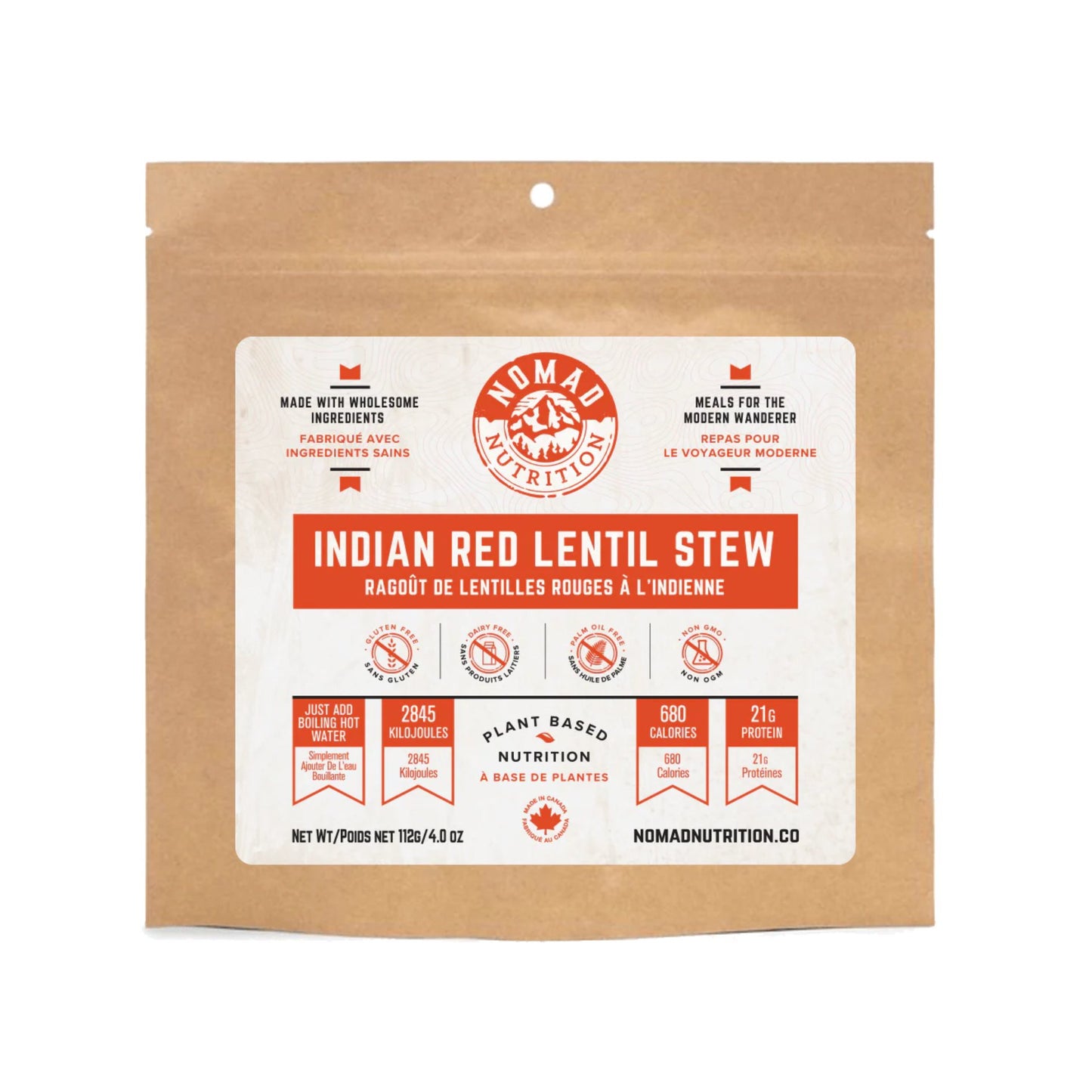 Nomad Nutrition Indian Red Lentil Stew