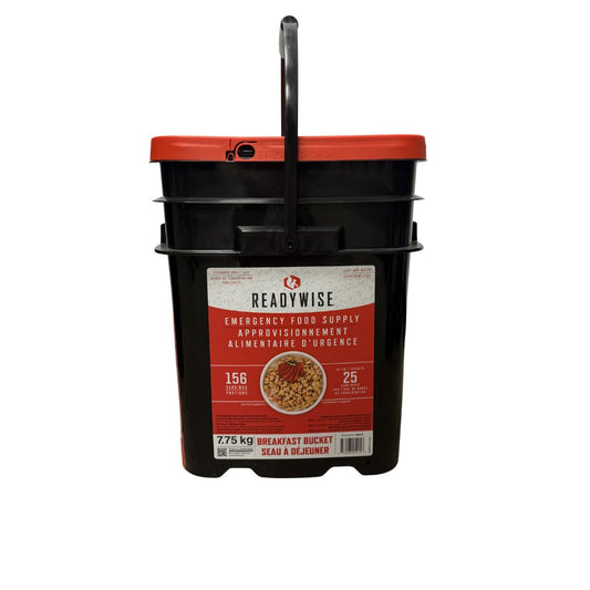 ReadyWise 156 Serving Breakfast Only Grab and Go Bucket (2026)