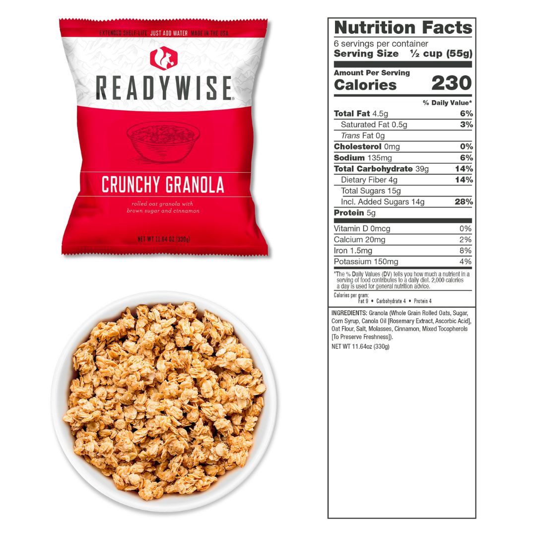 ReadyWise 240-Serving Freeze-Dried Emergency Food Kit