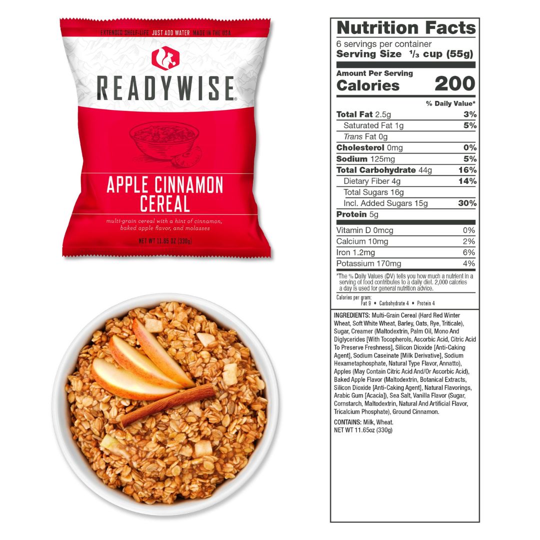 ReadyWise 1080-Serving Freeze-Dried Emergency Food Kit