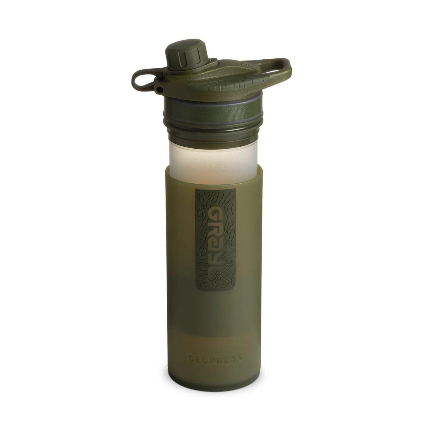 Grayl 24 OZ GeoPress Water Purifier - Olive Drab