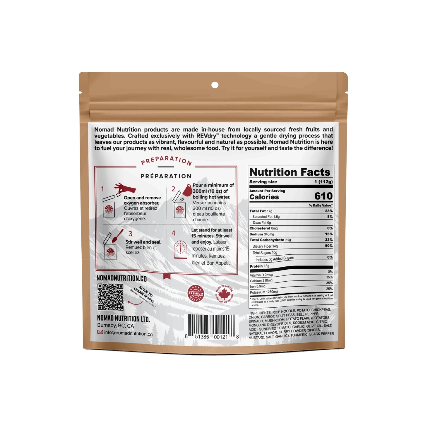 Nomad Nutrition Kathmandu Curry