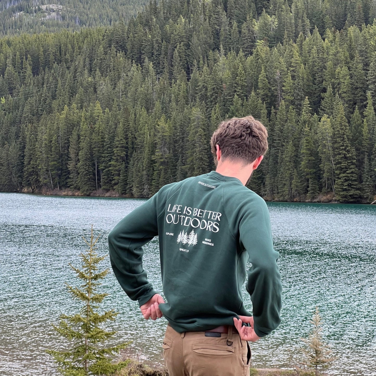 Crewneck - Forest Green