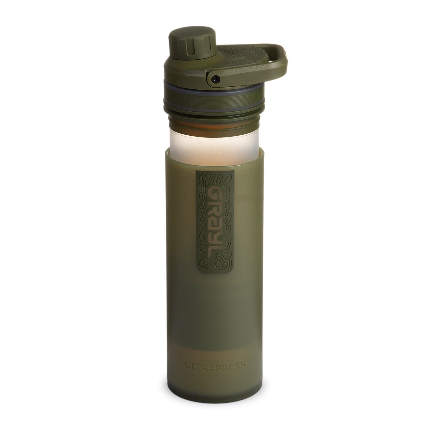 Grayl 16 OZ Ultrapress Water Purifier - Olive Drab