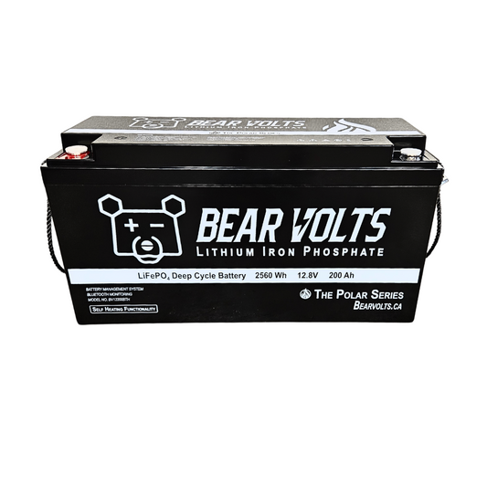 Bear Volts 12V 200 Ah LiFePO₄ Heated Deep Cycle Battery (Copy)