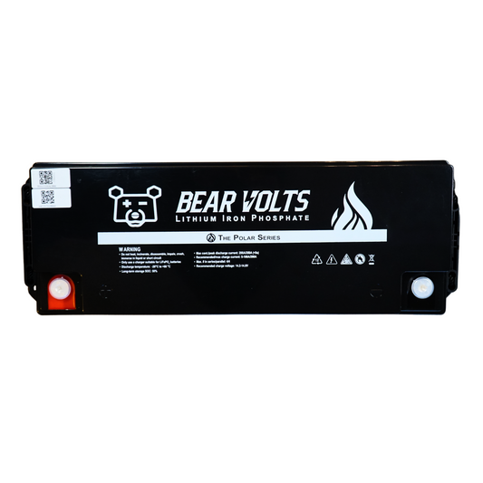Bear Volts 12V 200 Ah LiFePO₄ Heated Deep Cycle Battery