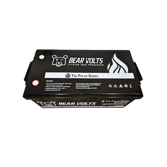 Bear Volts 12V 300 Ah LiFePO₄ Heated Deep Cycle Battery