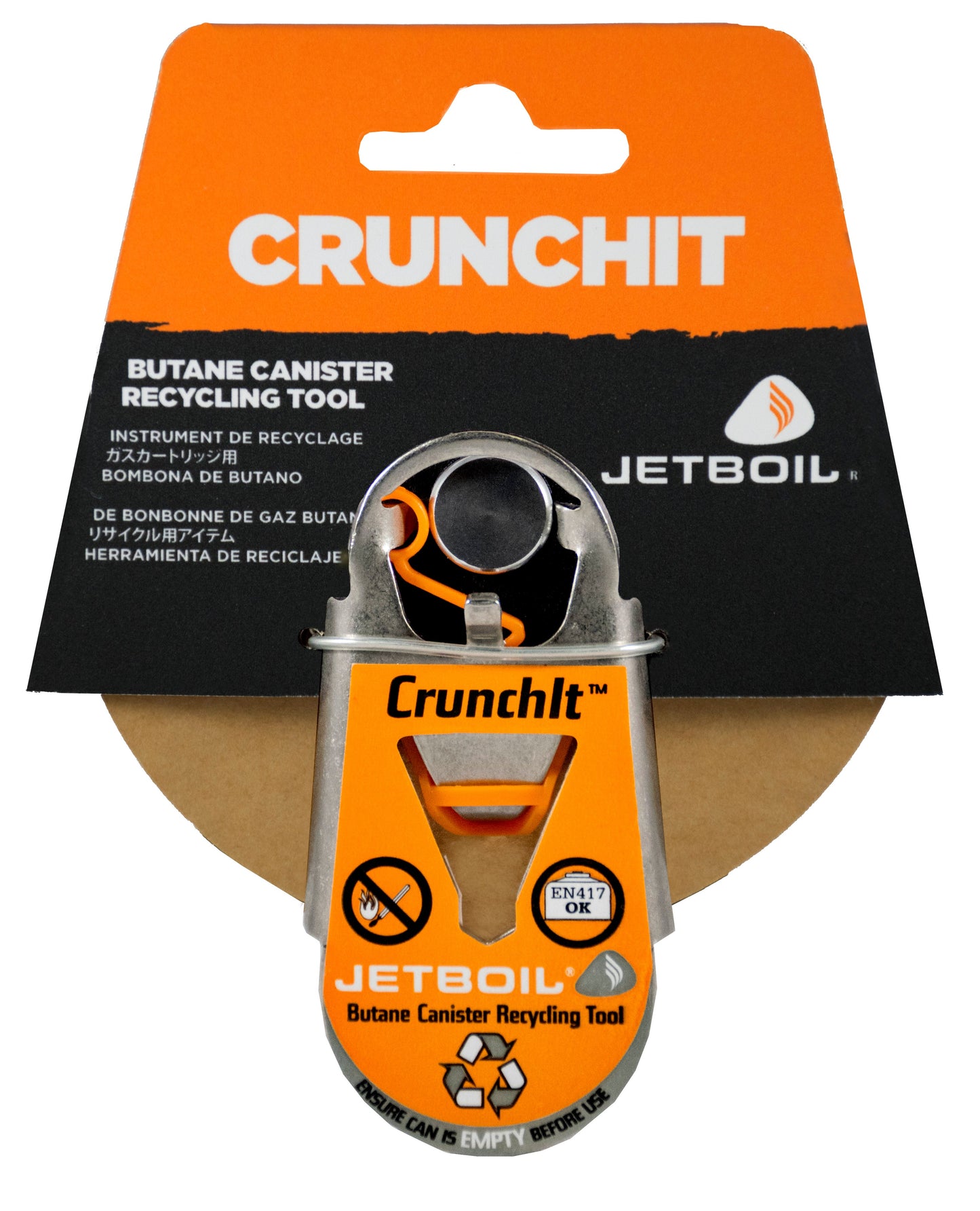 Jetboil CrunchIt Fuel Canister Recycling Tool