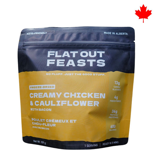 Flat Out Feasts Creamy Chicken and Cauliflower