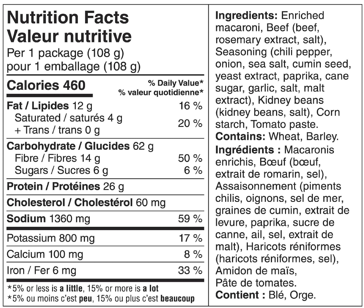 Mountain House Chili Mac #10 Cans - 6-Pack Freeze-Dried Emergency Meals
