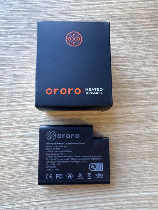 *CLEARANCE - FINAL SALE* Ororo Heated Gloves/Mittens/Scarf Battery