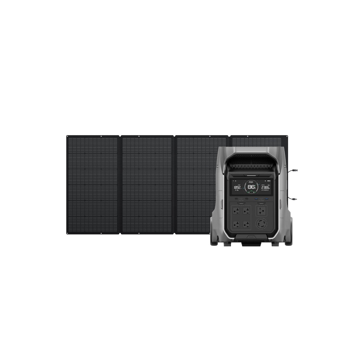 EcoFlow Delta Pro 3 Solar Generator (400w Panels)