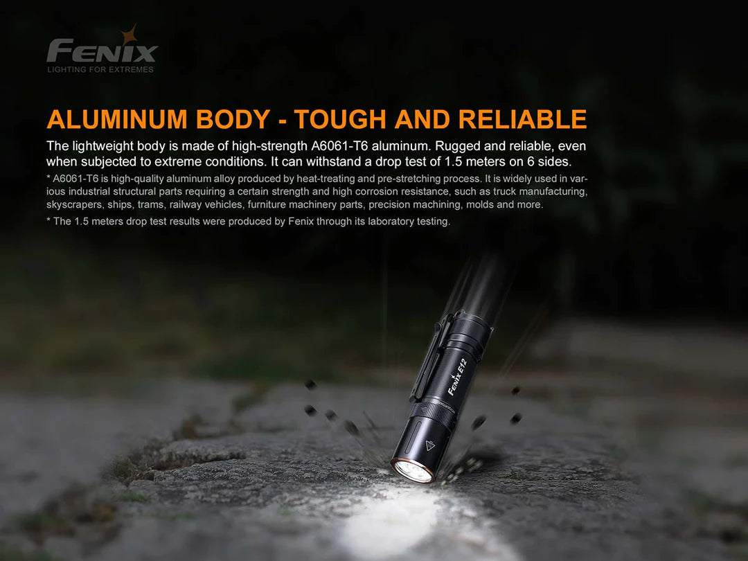 Fenix E12 V2.0 LED Flashlight