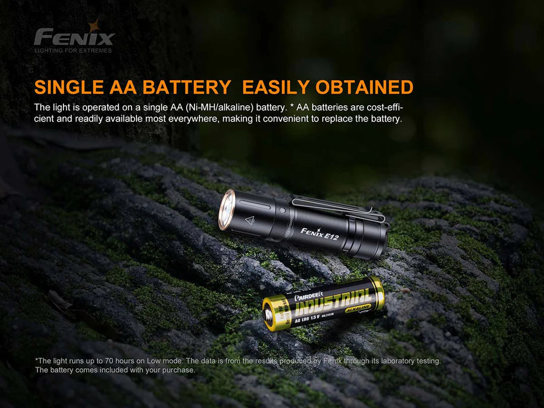 Fenix E12 V2.0 LED Flashlight