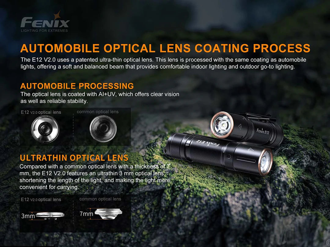 Fenix E12 V2.0 LED Flashlight