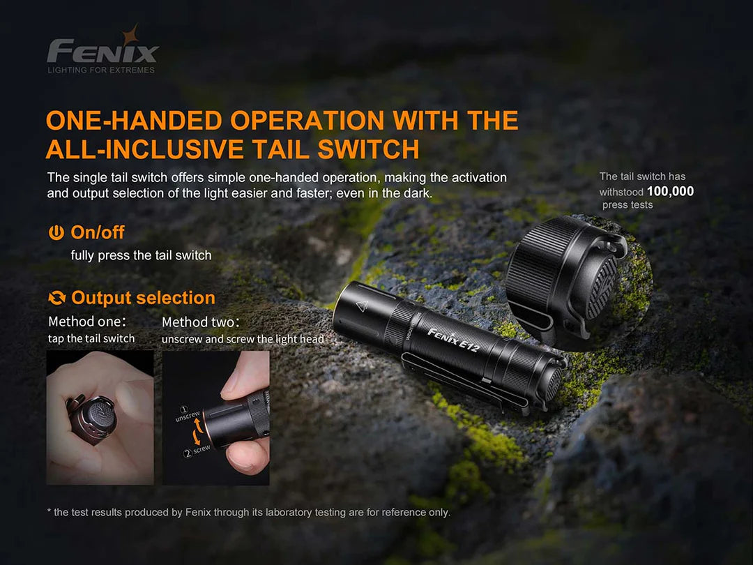 Fenix E12 V2.0 LED Flashlight