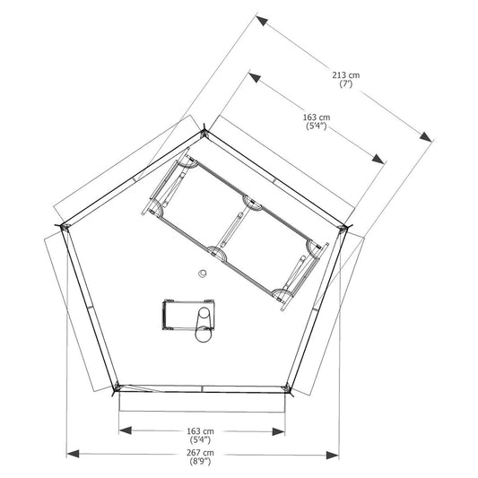 Esker Arctic Fox 9x9 Winter Hot Tent