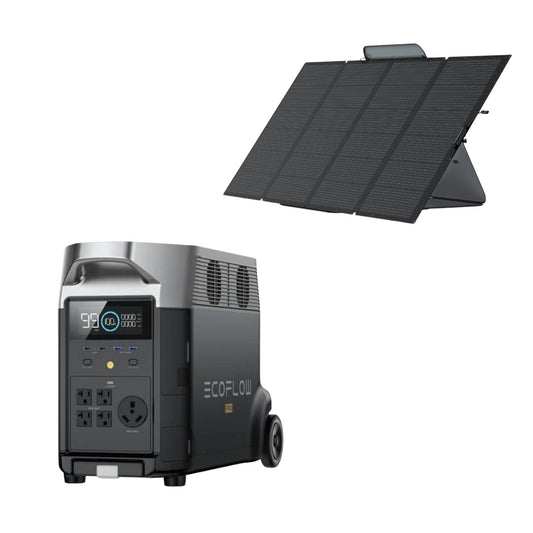 EcoFlow Delta Pro Portable Solar Generator (400W Panels)