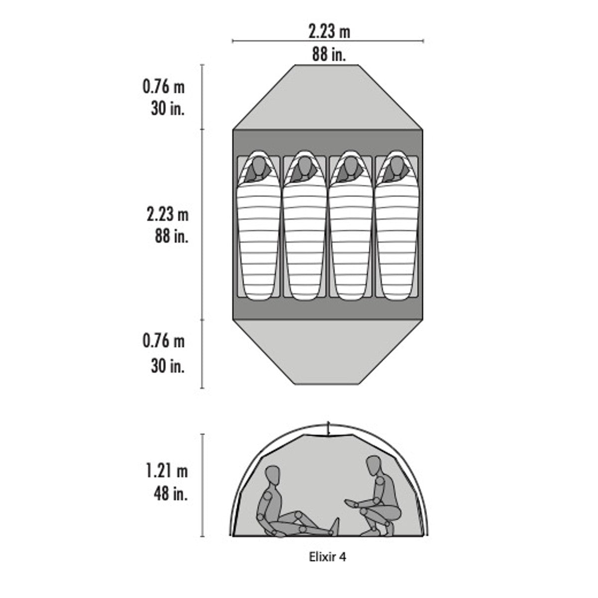 MSR Elixir 4 Tent