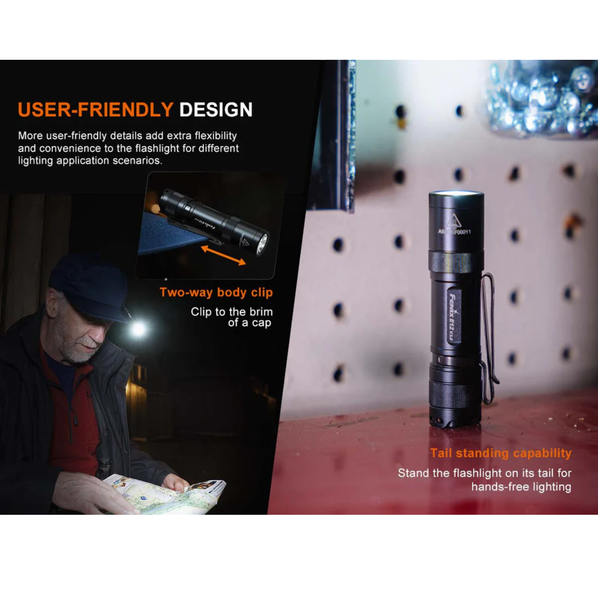 Fenix E12 V3.0 LED Flashlight