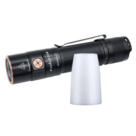 Fenix E35R V3 + AOS V2 Diffuser Flashlight Bundle