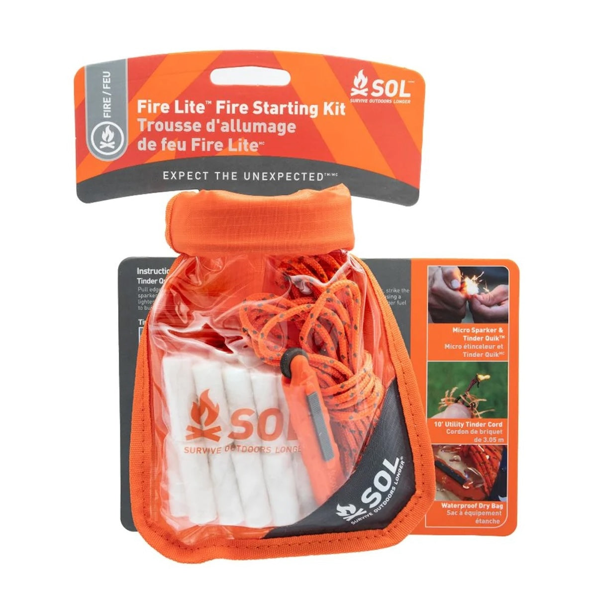 SOL Fire Lite Kit in Dry Bag