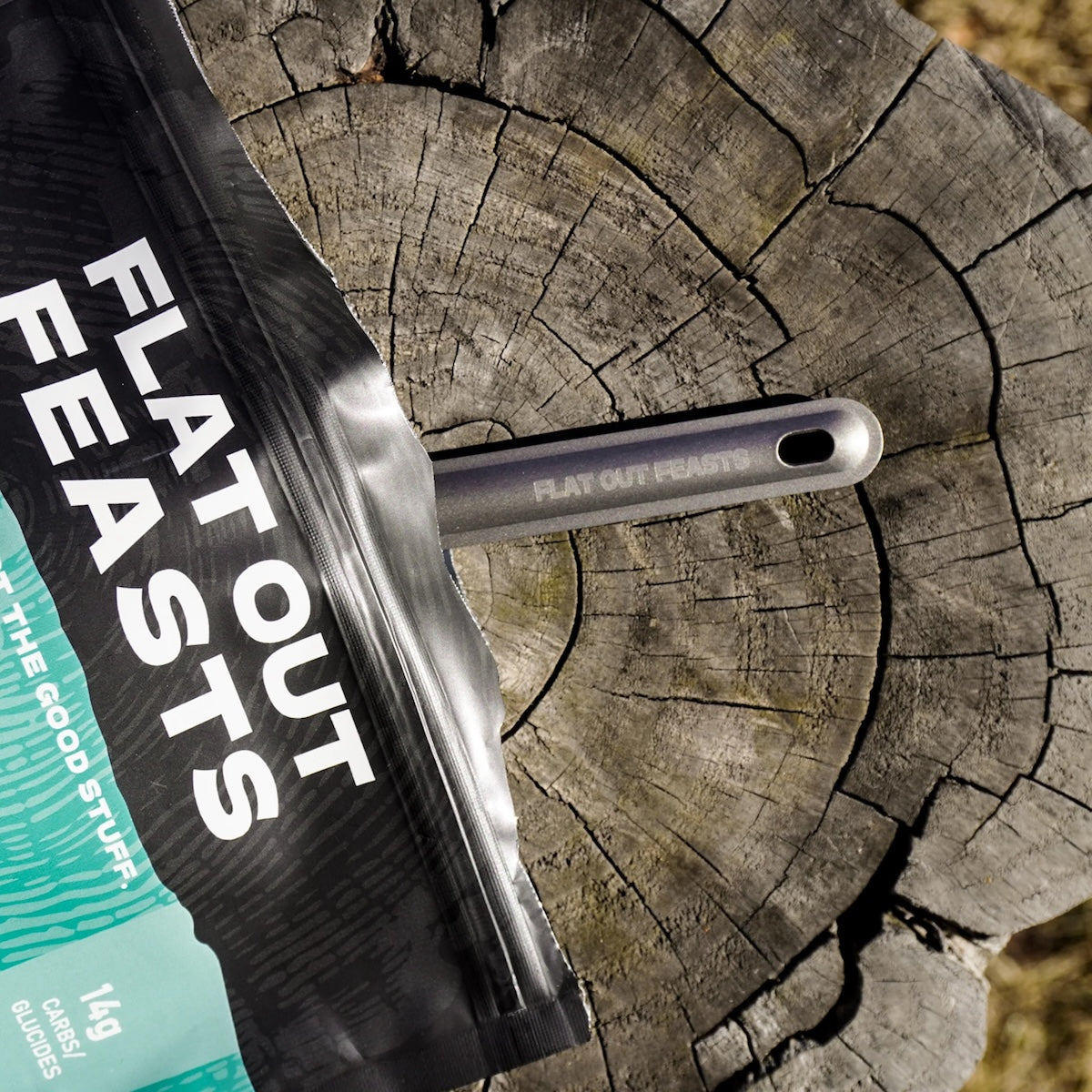 Flat Out Feasts Titanium Long Handled Spoon