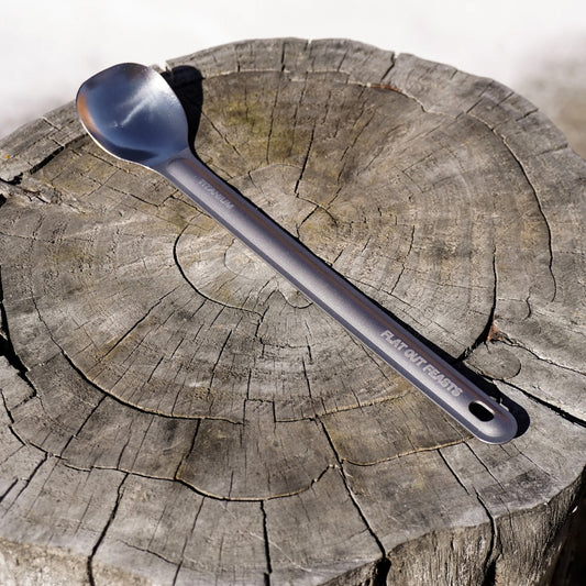 Flat Out Feasts Titanium Long Handled Spoon