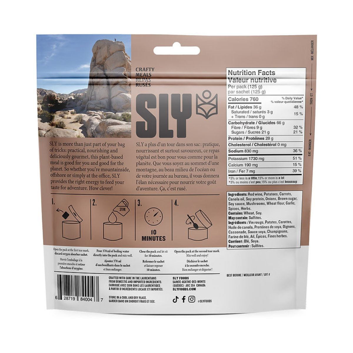 Sly Foods Potato Bourguignon